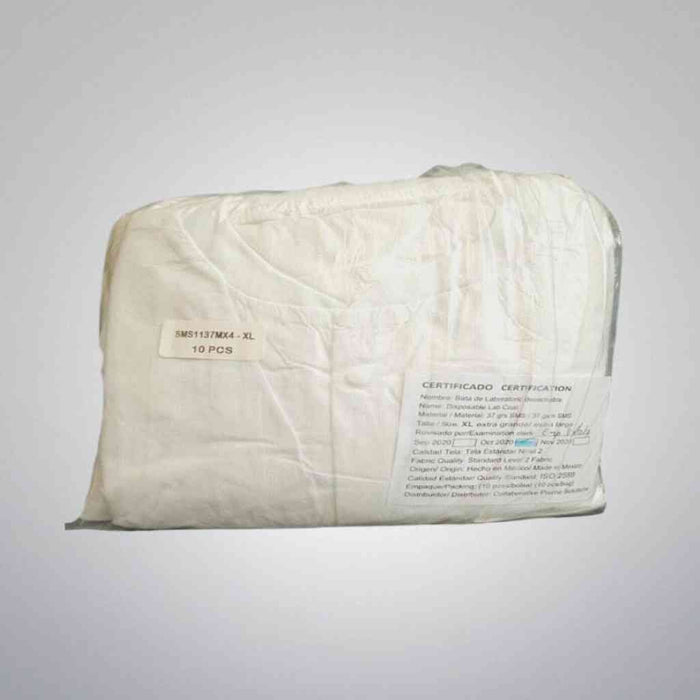 Disposable Lab Coat Extra Large Level 2 SMS - 20 Coats PPE Collaborative Promo Solutions