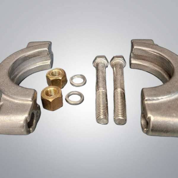 Dixon High Pressure Bolted Clamp 2 in. Tube OD 304 Stainless Steel 13MHP200 Lab Equipment::Other Lab Equipment Dixon