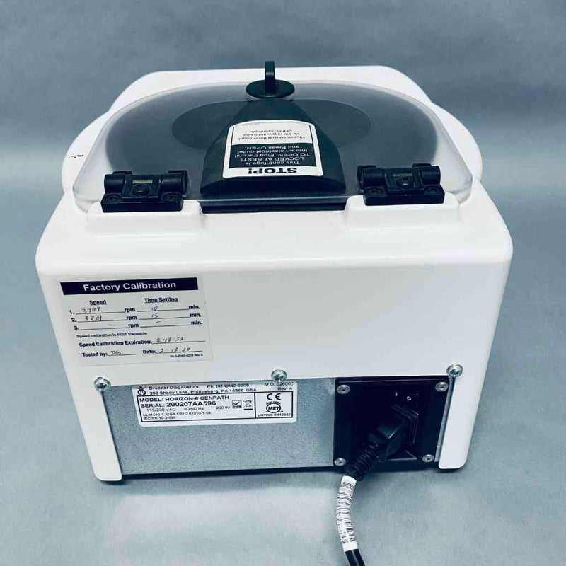 Drucker Horizon 6 Genpath Centrifuge Centrifuges Drucker