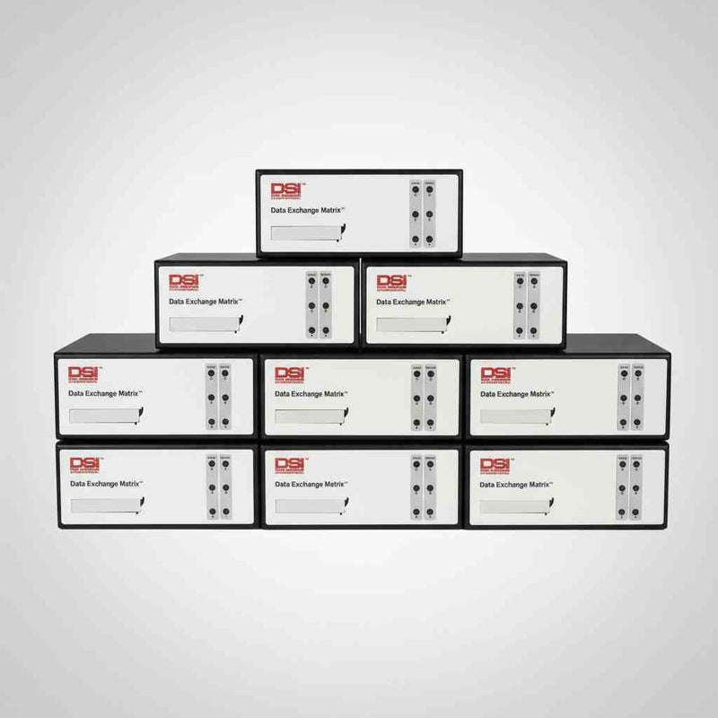 DSI Data Exchange Matrix 20 Channel Lot of 8 with 1 Power Supply 271-0117-001 Other Data Acquisition DSI