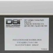 DSI Data Exchange Matrix 20 Channel Lot of 8 with 1 Power Supply 271-0117-001 Other Data Acquisition DSI