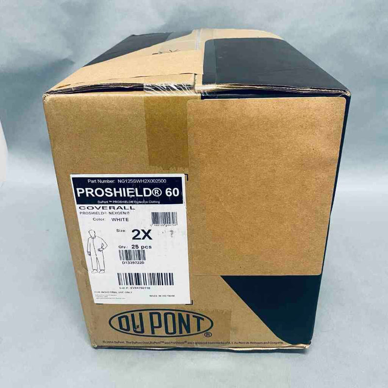 DuPont ProShield 60 2XL Coverall Case of 25 PPE DuPont