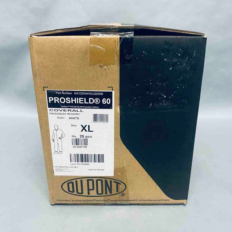 DuPont ProShield 60 Extra Large Coverall Case of 25 PPE DuPont