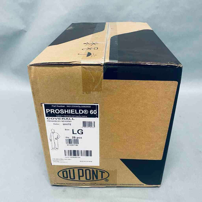 DuPont ProShield 60 Large Coverall Case of 25 PPE DuPont