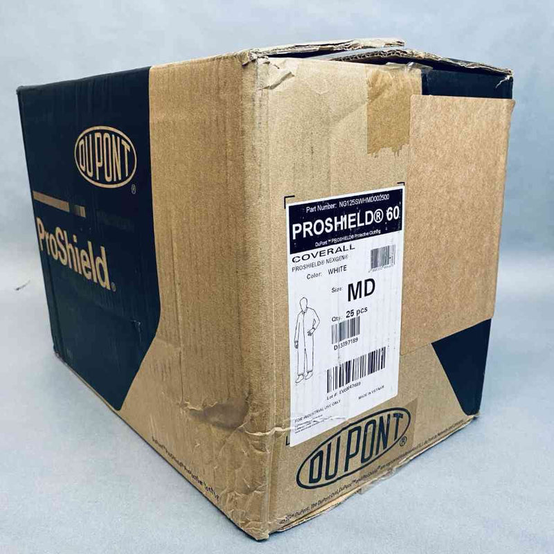 DuPont ProShield 60 Medium Coverall Case of 25 PPE DuPont