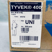 DuPont Tyvek 400 Arm Sleeve White Case of 200 Sleeves PPE DuPont