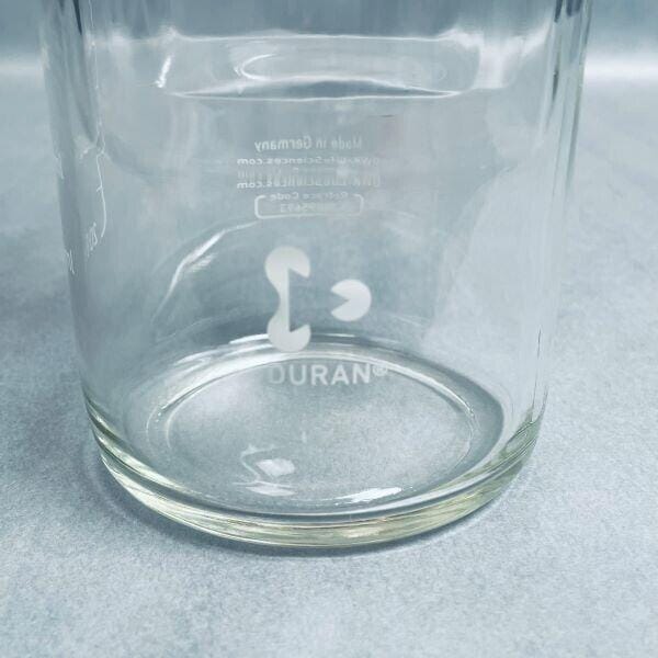 Duran Youtility Bottle 1000 ml Graduated with Screw Cap Total of 2 Bottles Glassware Duran