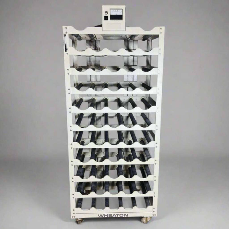 DWK Wheaton Roller Bottle Top Drive 5 x 11 6" Spacing 55 positions Cell Culture Tools DWK Wheaton