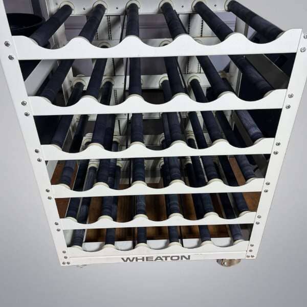 DWK Wheaton Roller Bottle Top Drive 5 x 11 6" Spacing 55 positions Cell Culture Tools DWK Wheaton