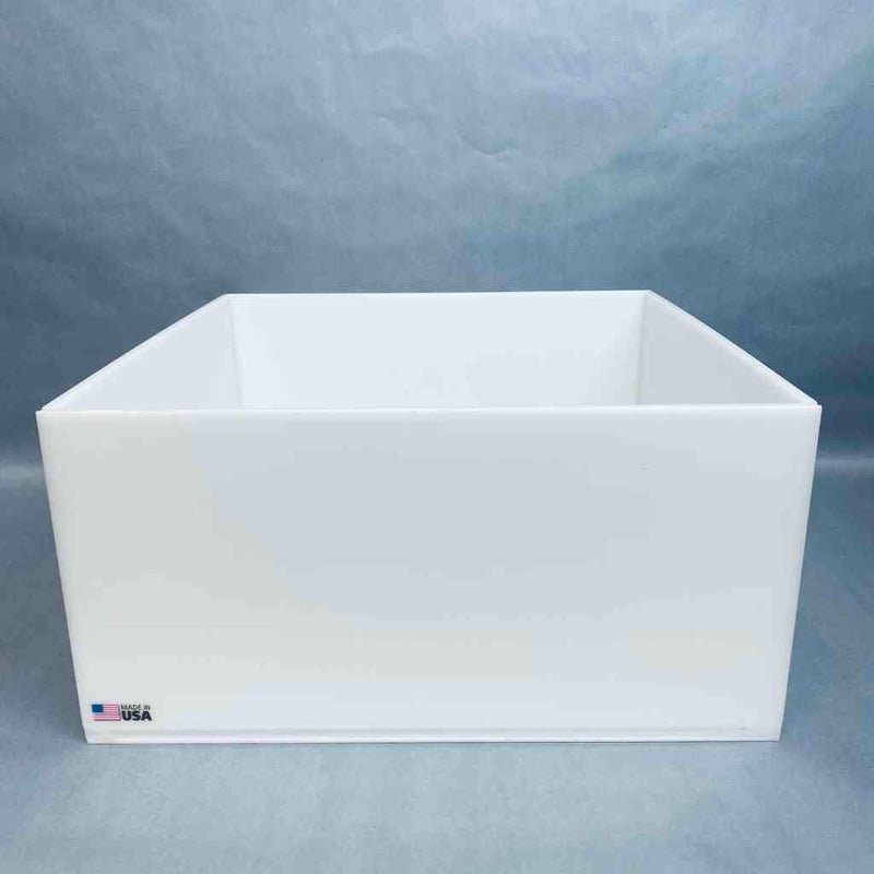 Dynalon Laboratory Tray 16 x 16 x 8 in. HDPE Sterilization Trays & Cases Dynalon