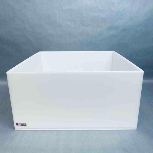 Dynalon Laboratory Tray 16 x 16 x 8 in. HDPE Sterilization Trays & Cases Dynalon