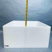 Dynalon Laboratory Tray 16 x 16 x 8 in. HDPE Sterilization Trays & Cases Dynalon