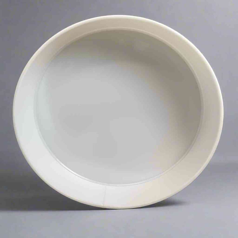 Dynalon Round Tray HDPE White 12 in. Diameter 3 in. Height 2 Plates Petri Dishes/Culture Plates Dynalon