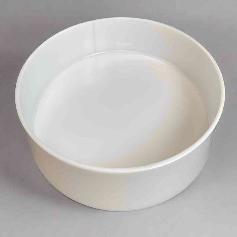 Dynalon Round Tray HDPE White 12 in. Diameter 3 in. Height 2 Plates Petri Dishes/Culture Plates Dynalon