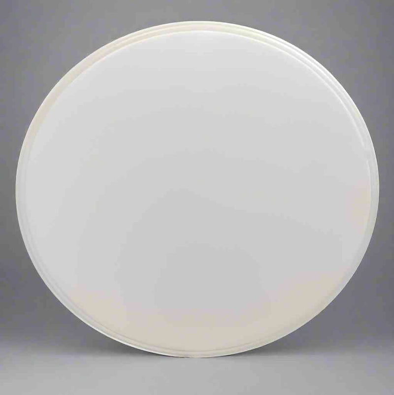 Dynalon Round Tray HDPE White 12 in. Diameter 3 in. Height 2 Plates Petri Dishes/Culture Plates Dynalon