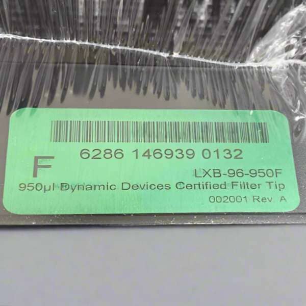 Dynamic Devices Pipette Tips 950 ul Filtered 6 Racks Pipettes Dynamic Devices