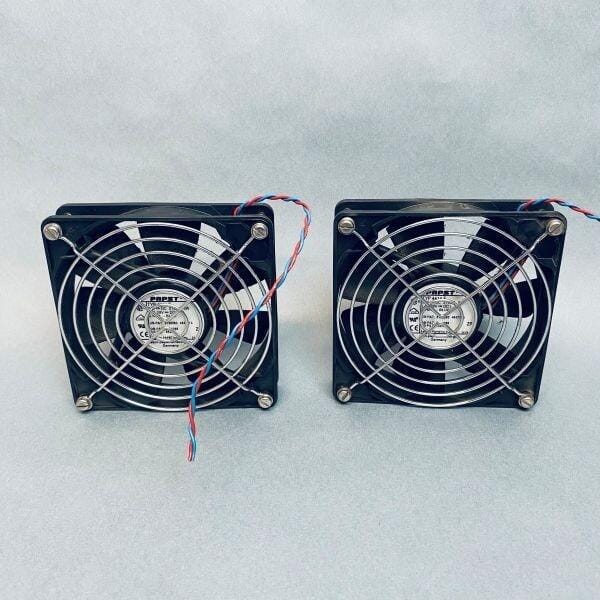 Ebm-Papst Axial Fan 24 V 119 x 119 x 25 mm Lot of 2 Fans Other EBM-Papst
