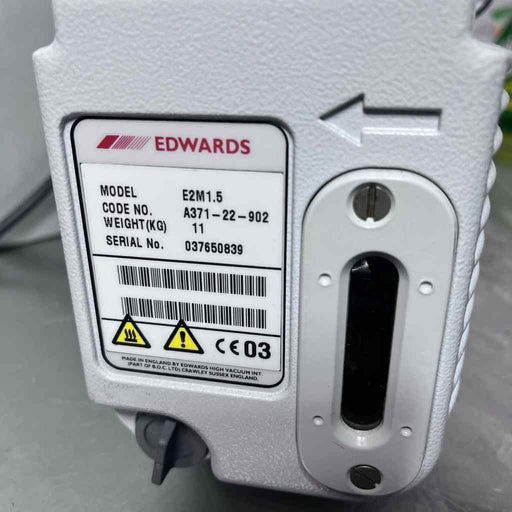 Edwards E2M1.5 Dual Stage Rotary Vane Vacuum Pump with Warranty Lab Equipment::Pumps, Pump Access. & Tubing Edwards