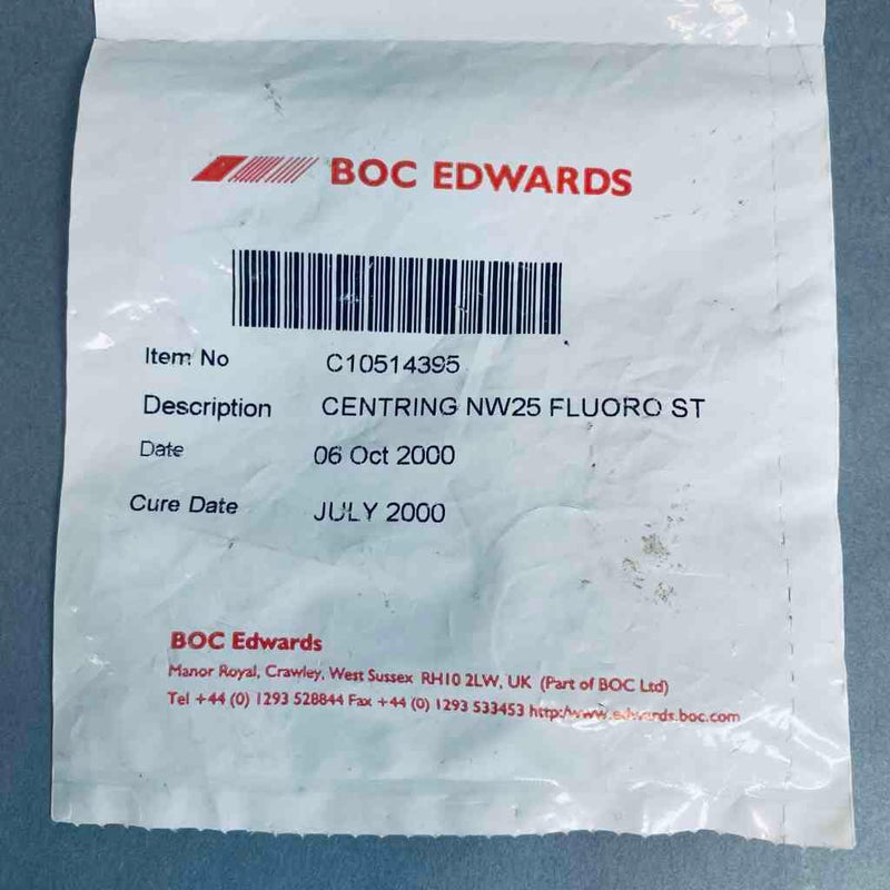 Edwards FKM GP Centring Ring Stainless Steel DN 25 ISO-KF NW25 Lot of 3 Seals Other Pump Parts & Accessories Edwards