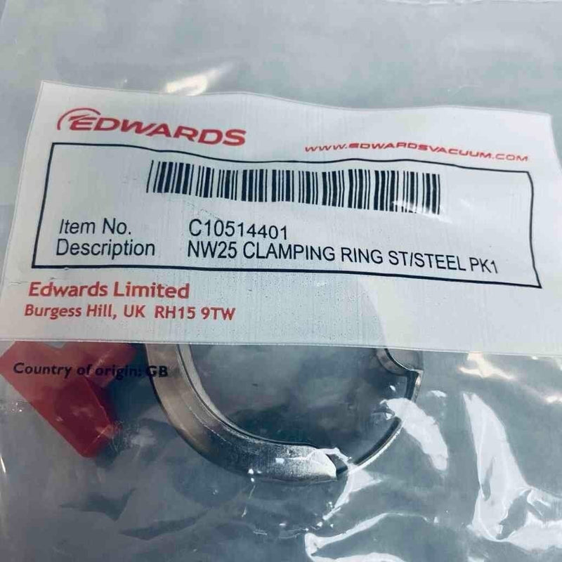 Edwards NW25 Clamping Ring Stainless Steel for Vacuum Pump Other Fittings & Adapters Edwards