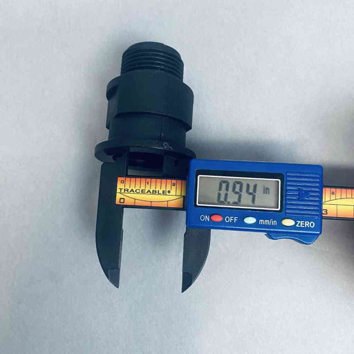 Edwards Vacuum Intake Adapter NW25 to 1 in. MBSP Plastic Connector with O-rings Other Fittings & Adapters Edwards