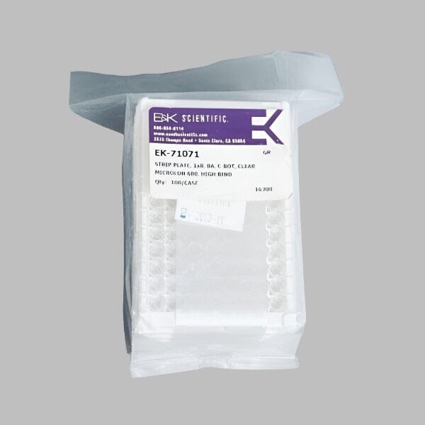 EK Microlon 600 Tube Strip Microplate Break Apart Pack of 5 Plates Lab Consumables::Tubes, Vials, and Flasks E&K Scientific