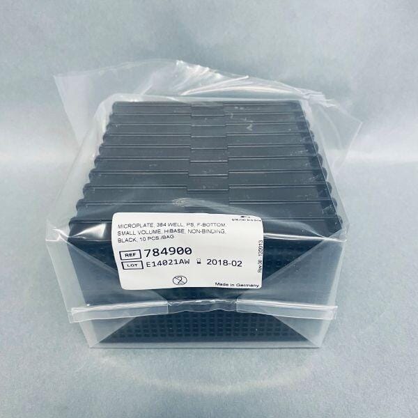 EK Scientific Microplate 384 Well Non-Binding Black Case of 40 Plates Microplates EK Scientific
