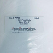 Electron Microscopy Sciences 9 x 9 in. Cloth Lint Free Twill Jean Cotton Wipe Pack of 100 Other Medical & Lab Equipment Electron Microscopy Sciences