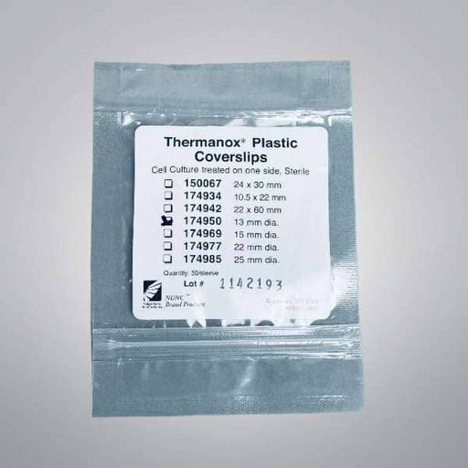 Electron Microscopy Sciences Thermanox Cover Slip Round 13 mm Diameter 100 Slips Lab Equipment: Other Lab Equipment Electron Microscopy Sciences