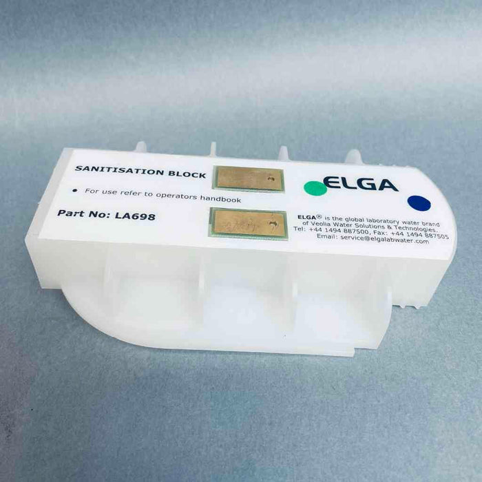 Elga Sanitization Bypass Block for PureLab Classic Water Filters & Filtration Parts Elga