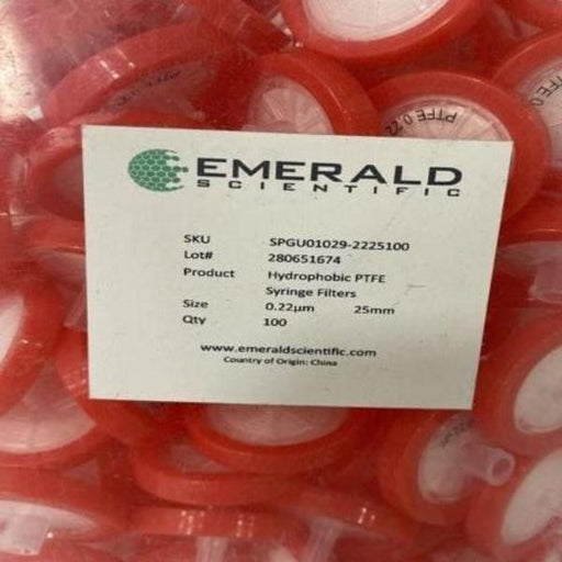 Emerald Scientific Syringe Filter 0.22 um 200 Filters Filters Emerald Scientific