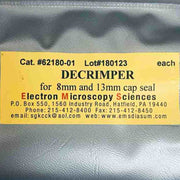 EMS Vial Decrimper for 8 mm and 13 mm Cap Seal Life Sciences Trading