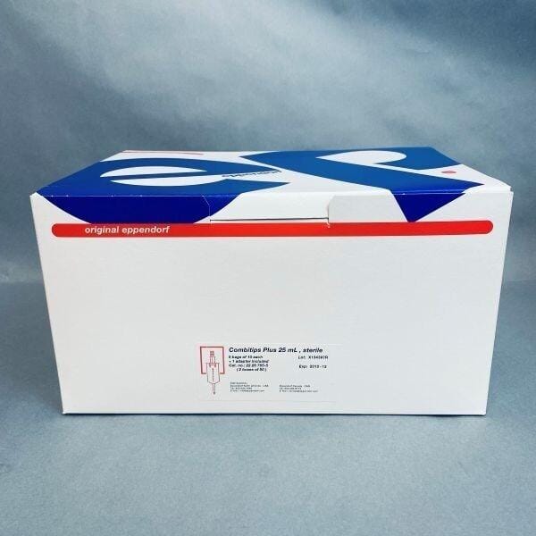 Eppendorf Combitips Plus Pipette Tips 25 ml with Adapter Total of 100 Pipettes Pipets & Pipette Tips Eppendorf