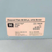 Eppendorf Microplate 96 Well 500 ul Deepwell Case of 40 Plates Petri Dishes/Culture Plates Eppendorf