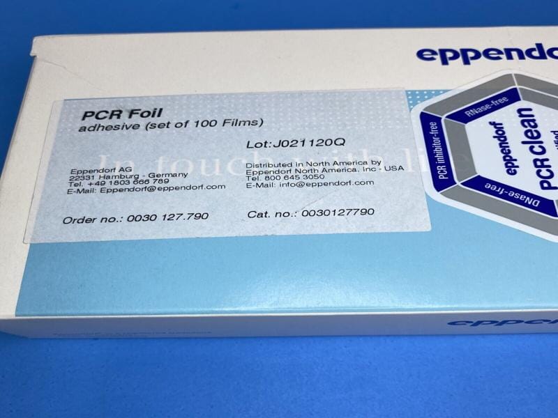 Eppendorf Microplate Foil Seal Box of 100 Sheets — Life Sciences Trading