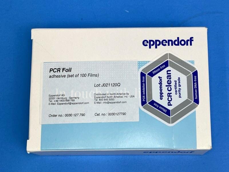 Eppendorf Microplate Foil Seal Box of 100 Sheets — Life Sciences Trading