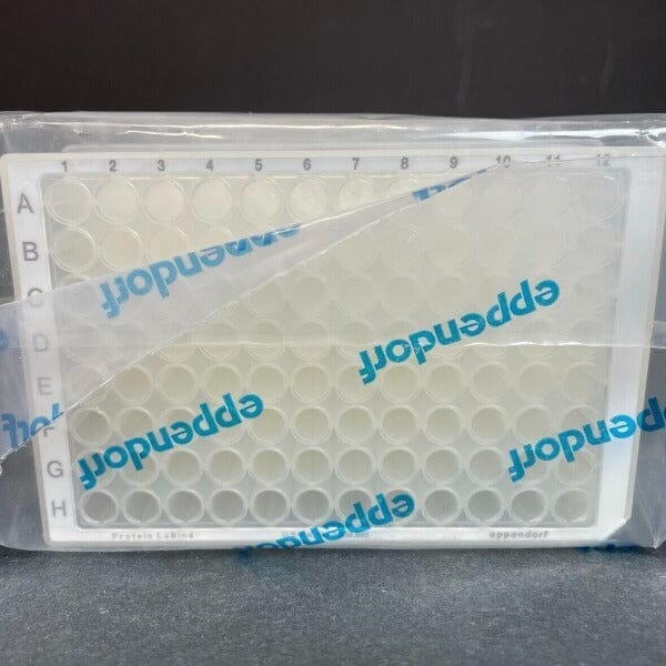 Eppendorf Microplate Protein LoBind 96 Well Deepwell 1 ml PCR Clean Set of 24 Plates Lab Consumables::Storage and Culture Plates Eppendorf