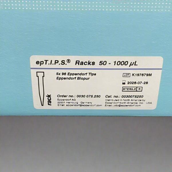 Eppendorf Pipette Tips 1000 ul Biopur 5 Racks with 96 Tips Each Pipettes & Pipette Tips Eppendorf