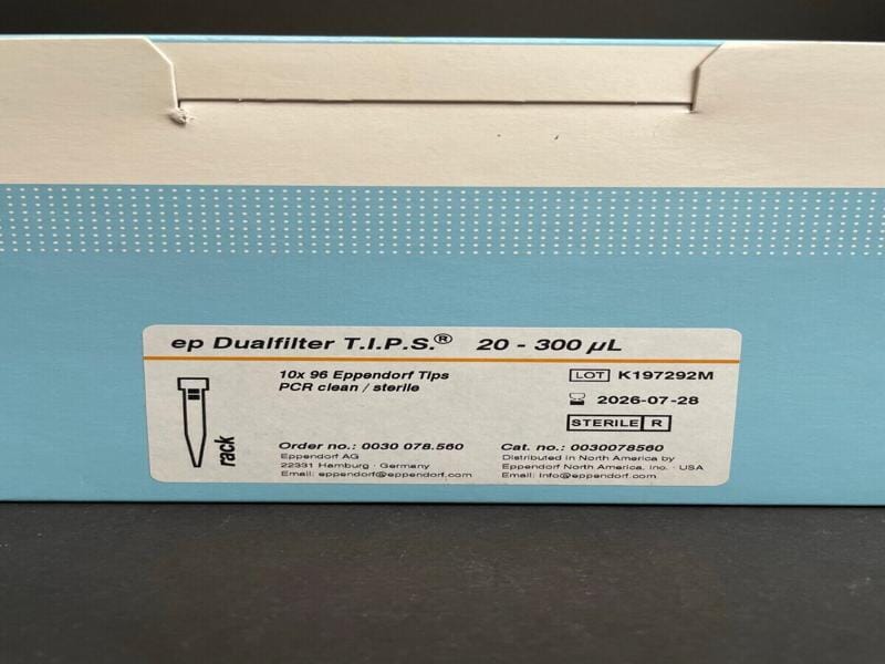 Eppendorf Pipette Tips 300 ul Dualfilter PCR Clean 10 Racks with 96 Tips Each Pipettes & Pipette Tips Eppendorf