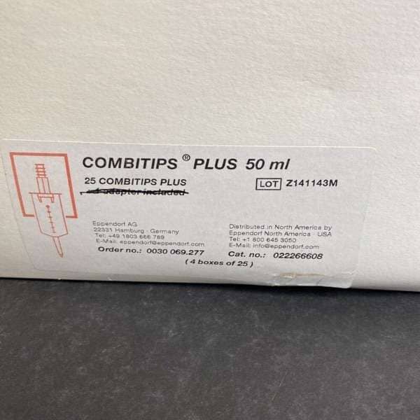 Eppendorf Pipette Tips 50 ml Combitips Plus Pack of 25 Tips Pipettes & Pipette Tips Eppendorf