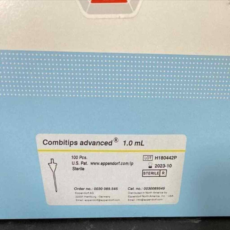 Eppendorf Pipette Tips Combitips Advanced 1 ml Pack of 100 Tips Pipets & Pipette Tips Eppendorf