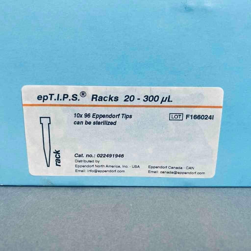 Eppendorf Pipette Tips epTips 300 ul 10 Racks of 96 Tips Each Pipets & Pipette Tips Eppendorf