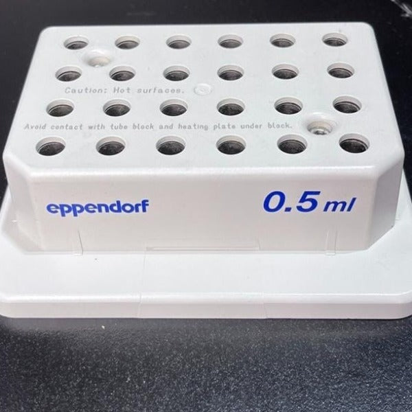 Eppendorf Thermomixer Heat Block w 24 x 0.5 ml Tube Cavities Lab Equipment::Shakers, Vortexers & Nutators Eppendorf