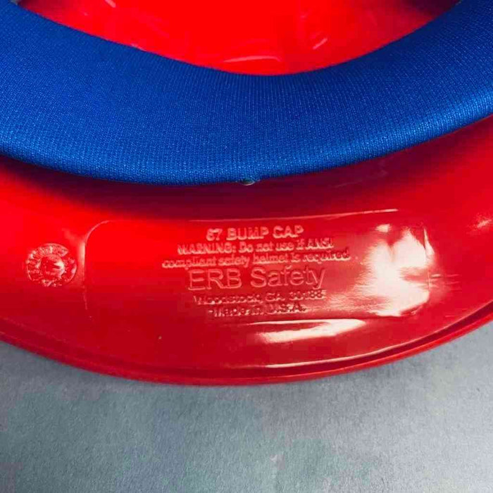 ERB Safety Bump Cap Red Standard Size Lot of 9 Helmets PPE ERB