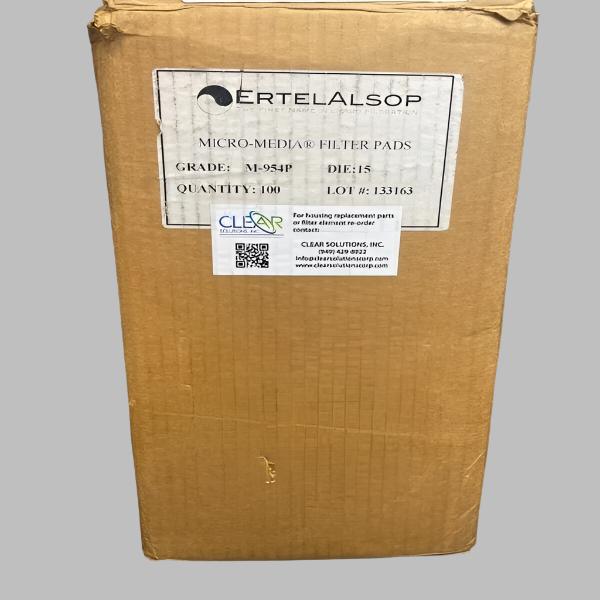 ErtelAlsop Media Depth Filter Pad 0.25 um 75 Filter Sheets Filters ErtelAlsop