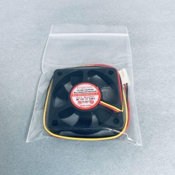 Evercool Cooling Fan 50 x 50 x 10 mm 3 Pin 12V Ec5010m12ca 6 Fans Computer Case Fans Evercool