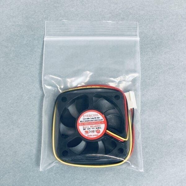 Evercool Cooling Fan 50 x 50 x 10 mm 3 Pin 12V Ec5010m12ca 6 Fans Computer Case Fans Evercool