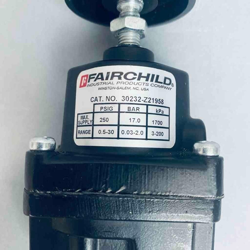 Fairchild Pneumatic Precision Regulator Model 30 Air Pressure Regulators Fairchild