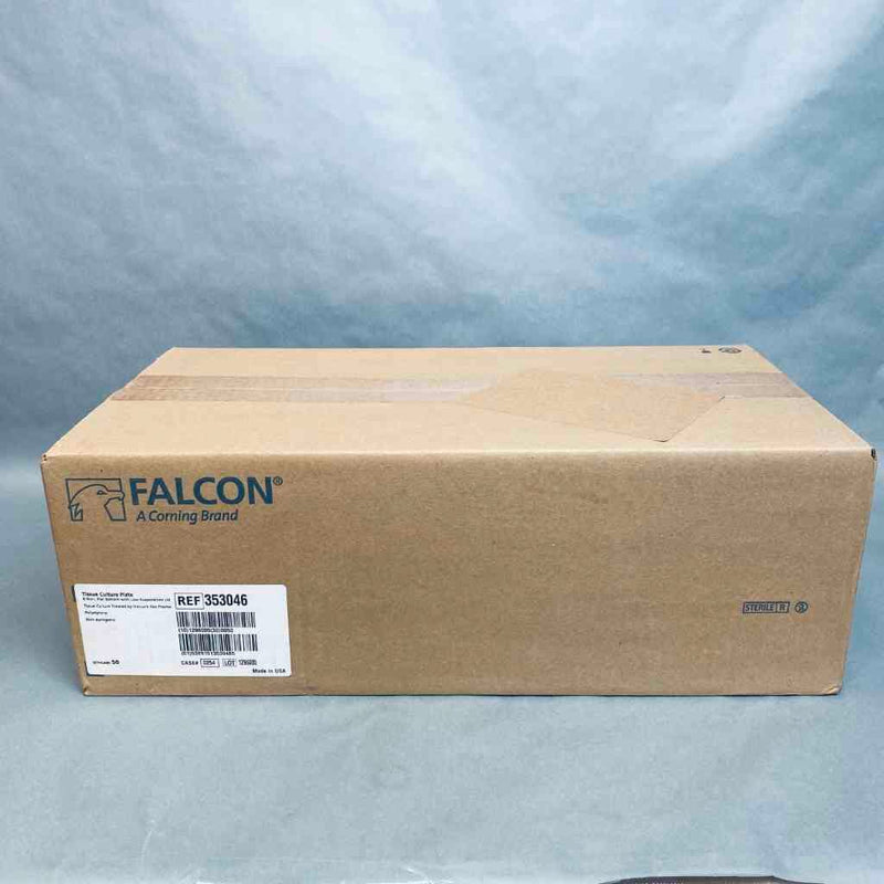 Falcon 353046 Microplate with Lid 6 Well Individually Sealed Case of 50 Plates Petri Dishes/Culture Plates Falcon