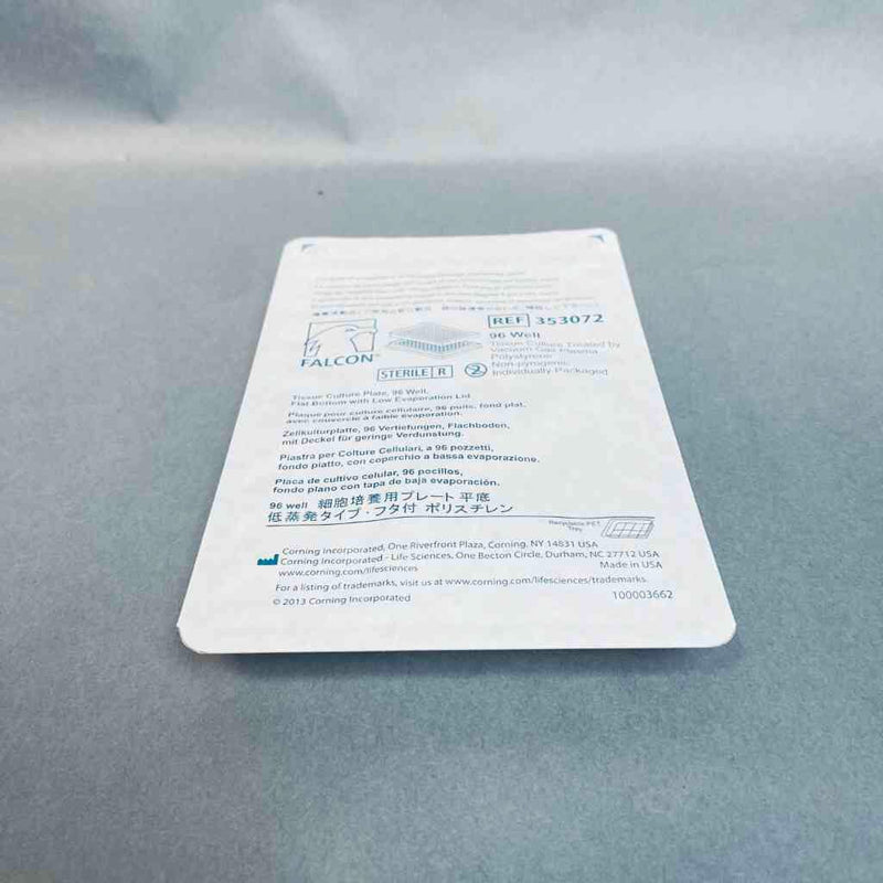 Falcon 353072 Microplate with Lid 96 Well Individually Sealed 50 Plates Petri Dishes/Culture Plates Falcon